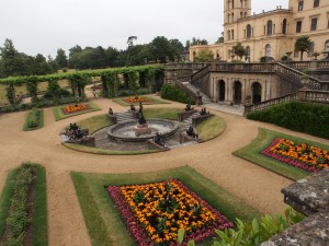 Gardens around the house