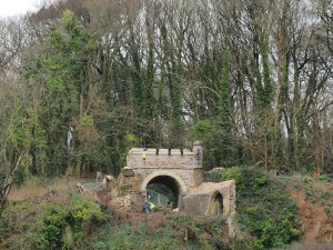 restored Nash arch on Battery Walk