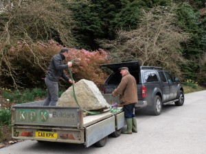 granite boulder from Penryn Granite