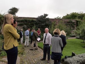 the current Great Gardens members in the walled garden at Trewithen