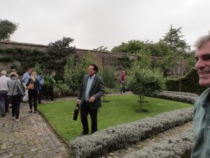 the current Great Gardens members in the walled garden at Trewithen