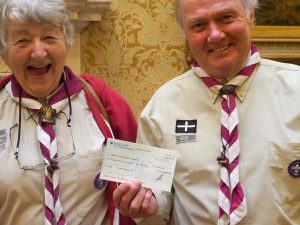 £1,500 towards the St Austell Scouts