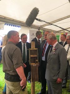 HRH visits the Cornwall Red Squirrel Project