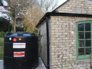 New gutters up on the Tin Garden shed