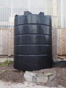 A new rainwater collecting tank