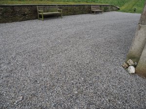 60 tonnes of new gravel laid