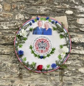 flowers for St Just in Roseland Church’s Coronation Celebrations