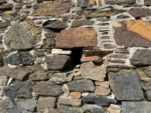 stone wall sea defences