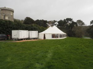 tent for today’s Wedding Fair