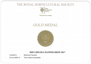 Chelsea Gold Medal 2017