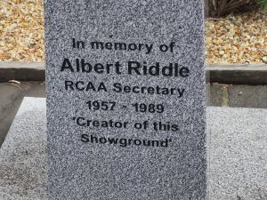 memorial for Albert Riddle