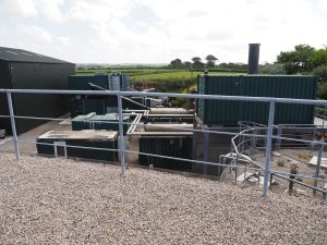 From the top of the biodigester