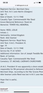 Able Seaman Reed