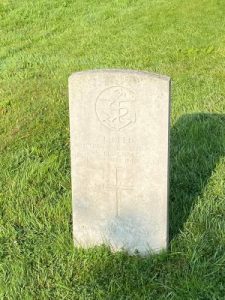 head stone of Able Seaman Reed