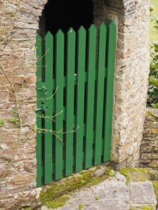 new gate on the tower