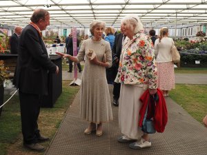 visit by the Duke of Gloucester to the Burncoose stand