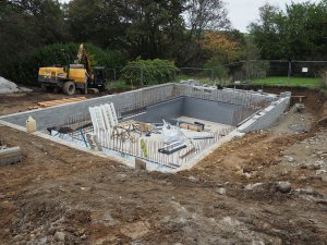 The new swimming pool