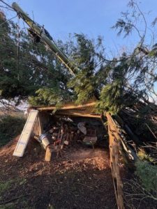 Quad shed at Rescassa Farmhouse