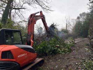 The latest state of play up Hovel Cart Road