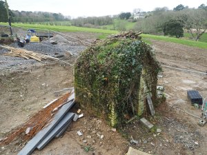 The old outdoor privy