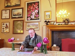 Setting up for a video