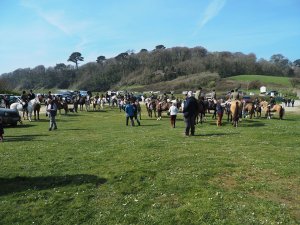 The annual Fourburrow Trail Hunt
