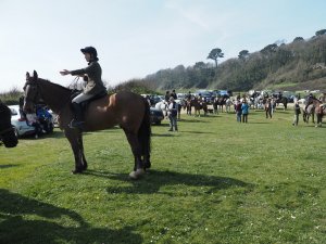 The annual Fourburrow Trail Hunt