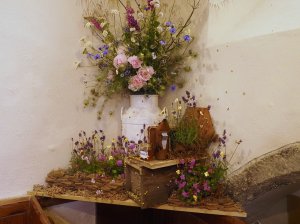 Some of the wonderful displays in the Lady Chapel.