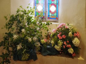Some of the wonderful displays in the Lady Chapel.