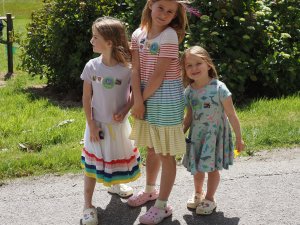 Bee, Isla and Zara.