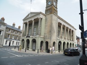 The town hall in Newport.