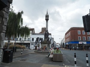 The Victorian statue