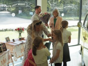 All children, grandchildren (and Emma) present.